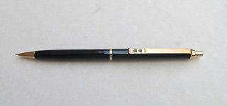 PAPERMATE VINTAGE LACQUER BLACK AND GOLD 0.5MM MECHANICAL PENCIL NEW