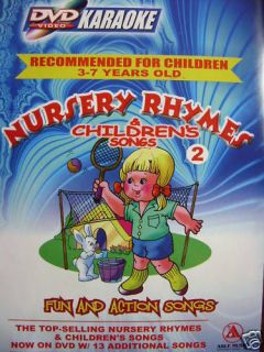 Nursery Rhymes & Children Songs Vol 2 DVD Video Karaoke