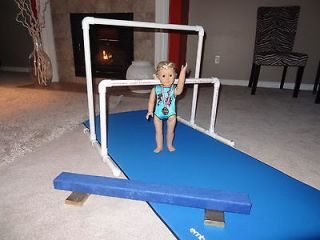 GYMNASTICS UNEVEN PARALLEL BARS FOR AMERICAN GIRL MCKENNA 18 DOLL NEW