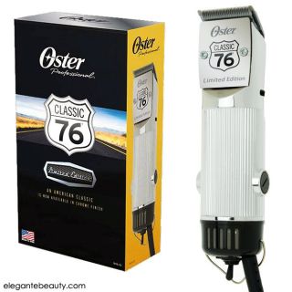 Oster Classic 76 Limited Edition Chrome Finish Pro Hair Clipper 76076 
