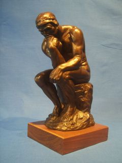 The Thinker Auguste Rodin Le Penseur Sculpture by Austin Production 