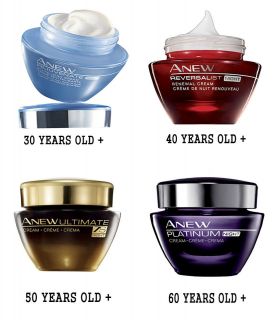 Avon Anew Night Cream Rejuvenate, Reversalist, Ultimate, Platinum 