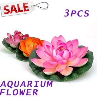 PCS Aquarium Fish Tank/Pond/Pool Plant Plastic Ornaments Decorations 