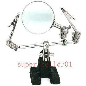 CIRCUIT BOARD MAGNIFIER GLASS SOLDERING TOOL JIG HOLDER FACTORY SALE