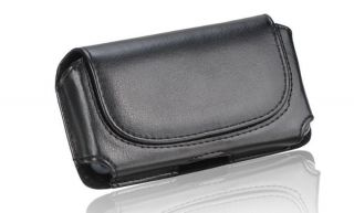 BLACK Cell Phone POUCH Belt Clip Holster Case Cover for Apple iPHONE 5 