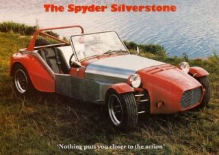 Spyder Silverstone Lotus 7 Style Kit Car c1988 UK Market Sales 