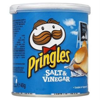 Case of 12 x Pringles Salt & Vinegar 40g ideal for parties *****