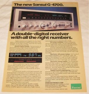 sansui receiver g in Vintage Stereo Receivers