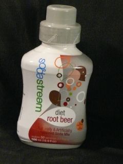 Sodastream 6 bottle case Caffeine free Root Beer light syrup — NEW 
