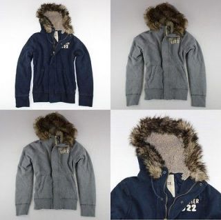 Hollister Mens Bluebird Beach Sherpa Hood Coat Hoodie Jacket by 