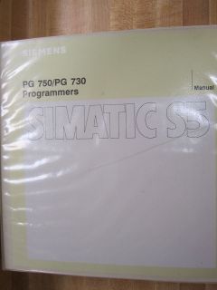 Siemens PG750/PG730 PG 750 730 Simatic S5 Manual   Used