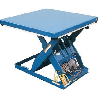 Vestil Scissor Lift Table Rotary Air/Hydraulic 48inL x 40inW #AHLT 