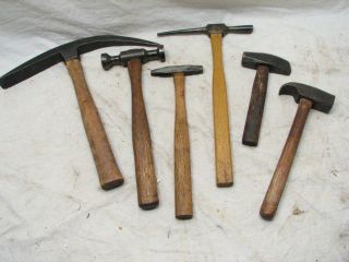  ANTIQUE COLLECTIBLE HAMMERS BLACKSMITH PICK TACK HAMMER STANLEY TOOL