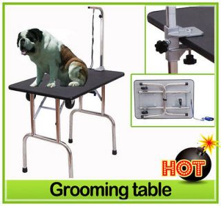 Adjustable Hydraulic Pump/Wheeled Folding/Deluxe Z Lift Grooming Table 