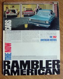 1967 Rambler American Ad 220 2 Dr Sedan Convertible