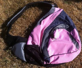 Jansport Pink Backpack Sling Bag Hobo Messenger 1 strap school book or 