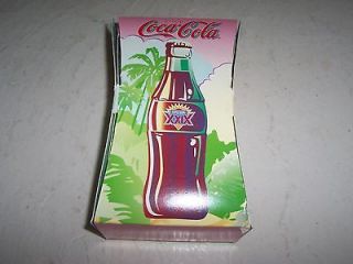 VINTAGE COCA COLA SUPER BOWL 1995 COLLECTIBLE BOTTLE UNOPENED