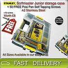 Stanley Sortmaster Tool Storage or Screw Storage Container Box & FREE 