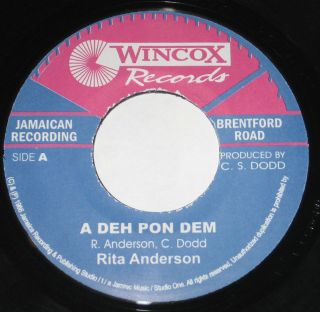 Rita Marley 7 45 HEAR REGGAE A Deh Pon Dem WINCOX Jackie & Doreen 