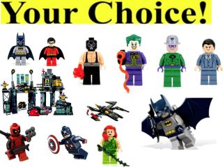 Lego Batman DC Comics Mini Figures Your Choice Batman Two Face Joker 