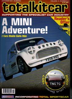   car Magazine 7/07 Monte Carlo Mini, Lotus Seven, Superchips, Bike Carb
