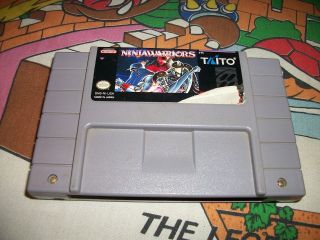 Ninja Warriors SNES Super Nintendo Game Classic RARE