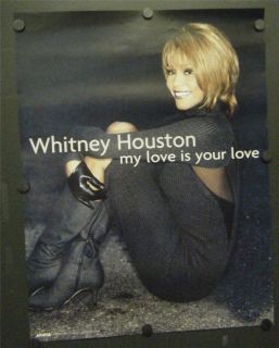 Whitney Houston poster in Entertainment Memorabilia