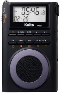 Ultra Thin Kaito KA801 AM/FM/SW Digital Radio Now With 4GB  Player 