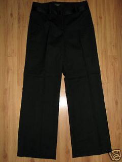 NWT New $129 Talbots Black Wool Dress Slacks Pants Size 6P 6 Petite 