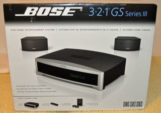 Bose 321 GS Series III DVD Home Entertainment System NEW IN BOX