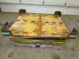Knight Pallet Lift & Rotate Table 4000 Lb Capacity 50x57 Top 13 40 