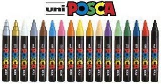 POSCA PC 3M MARKER by Uniball FULL RANGE   27 COLOURS