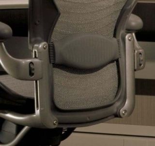NEW Herman Miller Aeron Chair Lumbar Lower Back Support Pad Smoke Gray 