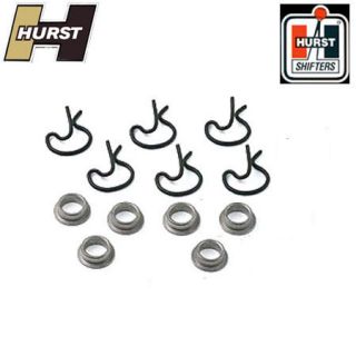HURST 3327302 4 Speed PIT PACK With STEEL CLIPS & STEEL BUSHINGS 6 Per 