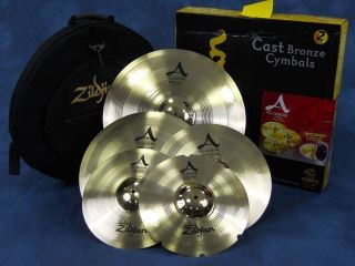Zildjian A20846 A Custom Rezo Box Set Cymbal Pack 21 Ride 16 & 18 