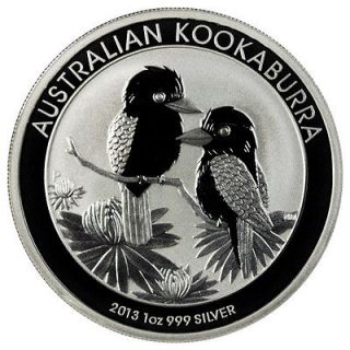 2013 Australia 1 Oz Silver Kookaburra Gem Brilliant Uncirculated 