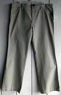 Gap Straight Leg 100% Cotton Beige Khaki Pants 16 NWT $48 Hammer Loop 
