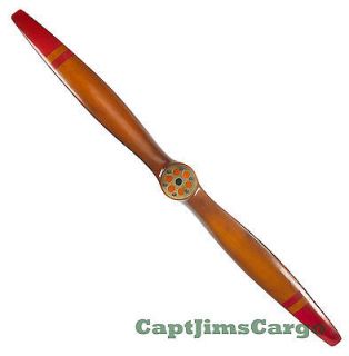Decorative Vintage WWI Wooden Airplane Propeller 73 Authentic Models 
