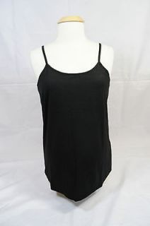 NEW Black Maternity Tank Camisole w/ Adjustable Straps & Built In 