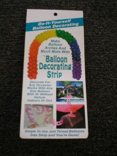Balloon Decorating Strip, Balloon Arch Strip 50 Ft.