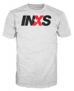 INXS Pop/Rock U2 Duran Duran Simple Minds Maroon 5 T Shirt (Grey)