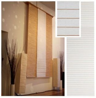 IKEA ANNO AMORF Window Panel Curtain Room Divider Bamboo Rice Paper 