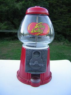 Glass Jelly Belly Candy 12 Dispenser Gumball Machine Jellybeans