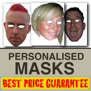 Personalised Quality Face Masks   Use your own photo or picture
