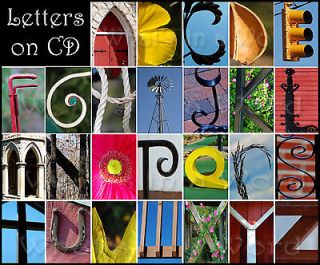 Newly listed Alphabet Photography 2 CD Tri Color set 1200+ Letters A 