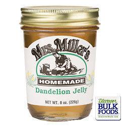 Mrs Millers Authentic Amish Homemade Dandelion Jelly (4) 8 oz Jars