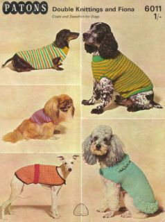 knit dog coat patterns