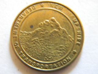 Vintage 1990s New Hampshire Toll Token in Very Good Condition