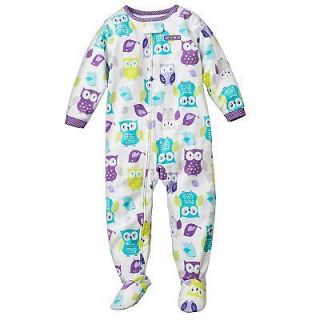 Carters ~ NWT ~ OWL 1 pc footed Microfleece pajamas