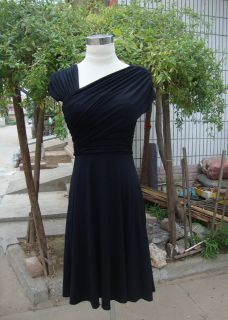 NWOT Anthropologie Dreamy Drape Dress little black dress